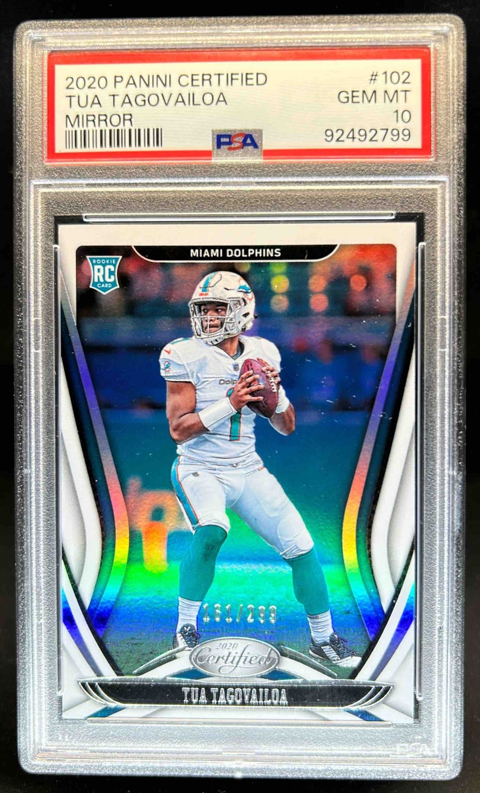 Tua Tagovailoa Panini Certified #102 Mirror