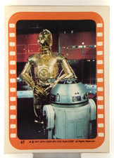 Topps Star Wars Sticker 47 - 1977 Vintage Sticker Trading Card