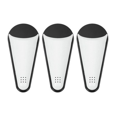 Magnetischer Scherenhalter 3 Stück für Küche weiß schwarz mit Ablauflöchern