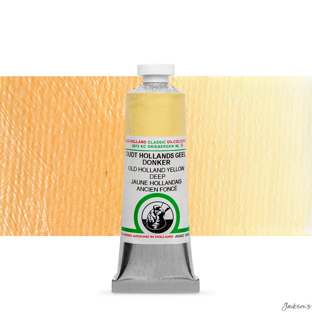 Old Holland Classic Oil Paint Linseed Oil 40ml Yellow Deep Artist Painting