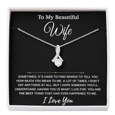 To My Wife Necklace, Christmas Gifts For Women, Anniversary Gift For Wife