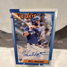 2025 Topps 1990 Autographs Will Wagner #90B2-WW Blue Jays RC AU