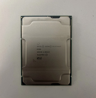 Intel Xeon Platinum 8380 CPU Socket LGA4189 Intel SRKHR 2.3Ghz 40-Core 80-Thread