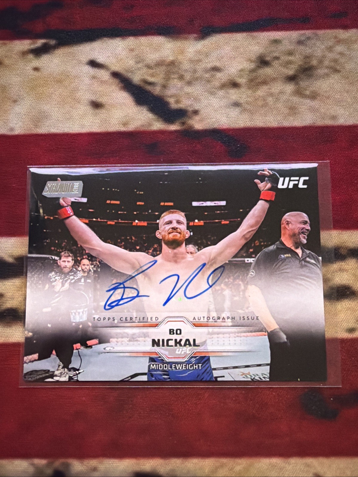2026 Topps Stadium Club UFC Bo Nickal Auto