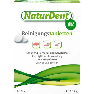 NaturDent Reinigungstabletten für die Zahnprothese - Bild 1 von 2
