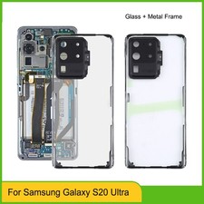 Transparent Clear Back Glass Cover Camera Lens For Samsung Galaxy S20 Ultra