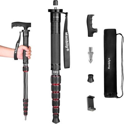 Manbily Portable Monopod Lightweight Portable Monopod 6-Section Camera Stand US