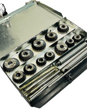 New Engine Valve Seat Cutter Carbon Steel Hcs Cutter 10 Pcs Set With Metal Box