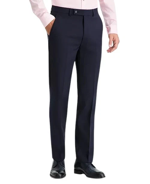 Calvin Klein Mens Slim fit Dress Pants 38 / 30 Navy Blue Solid Stretch
Opens in a new window or tab
