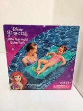 Disney Princess Swim Raft Ariel Little Mermaid - Inflatable Pool Float 41x19x6