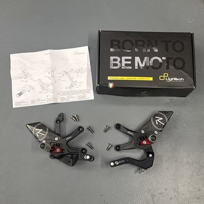 Lightech Rear Sets, R Version For Kawasaki ZX10R Ninja 2021-26, Foot Peg, Pegs