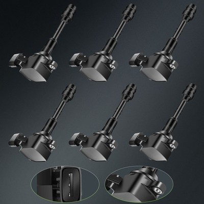 6 For V6 3.5L I35 QX4 Altima Maxima Murano Quest Xterra NV 1500 Ignition Coil