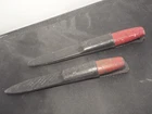 2 used Swedish MORA knifes 1970s-1980s w 3.66" blades