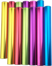 12 Pieces Aluminum Relay Batons Track Batons Field Race Batons for Outdoor Field