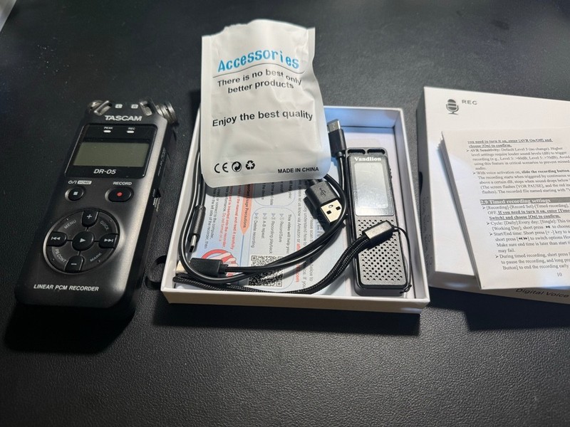 Tascam Recorder (Voice Recorder etc.)