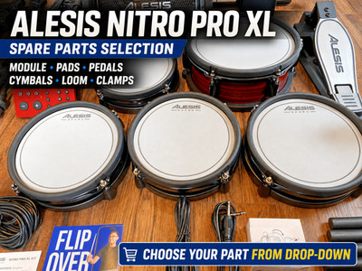 Alesis Nitro Pro Mesh Drum Ersatzteile Modul Loom Snare Tom Becken Pedal Rack
