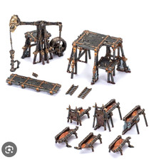 Warhammer: AoS: Warcry Ravaged Lands: Varanite Syphon Camp Terrain **NOS* No Box