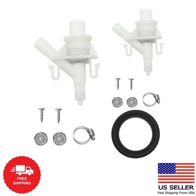RV Toilet Water Valve Kit Replaces 385311641 Compatible with Pedal Flush 12