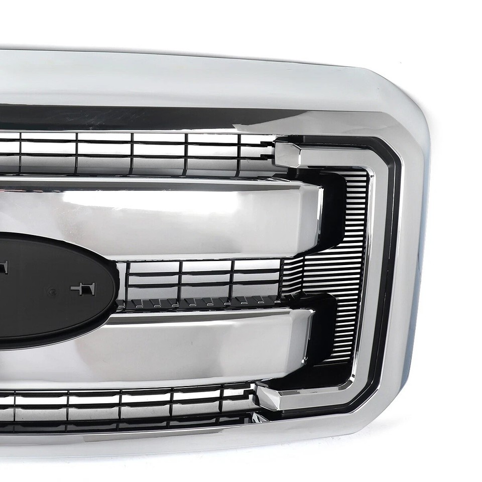Front Radiator Grille Assembly For 2011-2016 Ford Super Duty F250 F350 ...