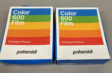 Lot of 2 Polaroid Color Film for 600 - Double Pack 16 Sheets - EXP 2024