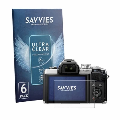 6 Pack Screen Protector for Olympus OM-D E-M10 Mark III / Mark IV Clear Film - Image 1 of 4