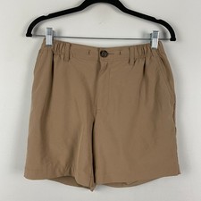 Chubbies Everywear Short Men Small Tan 6" Inseam Elastic Waist Activewear Chino