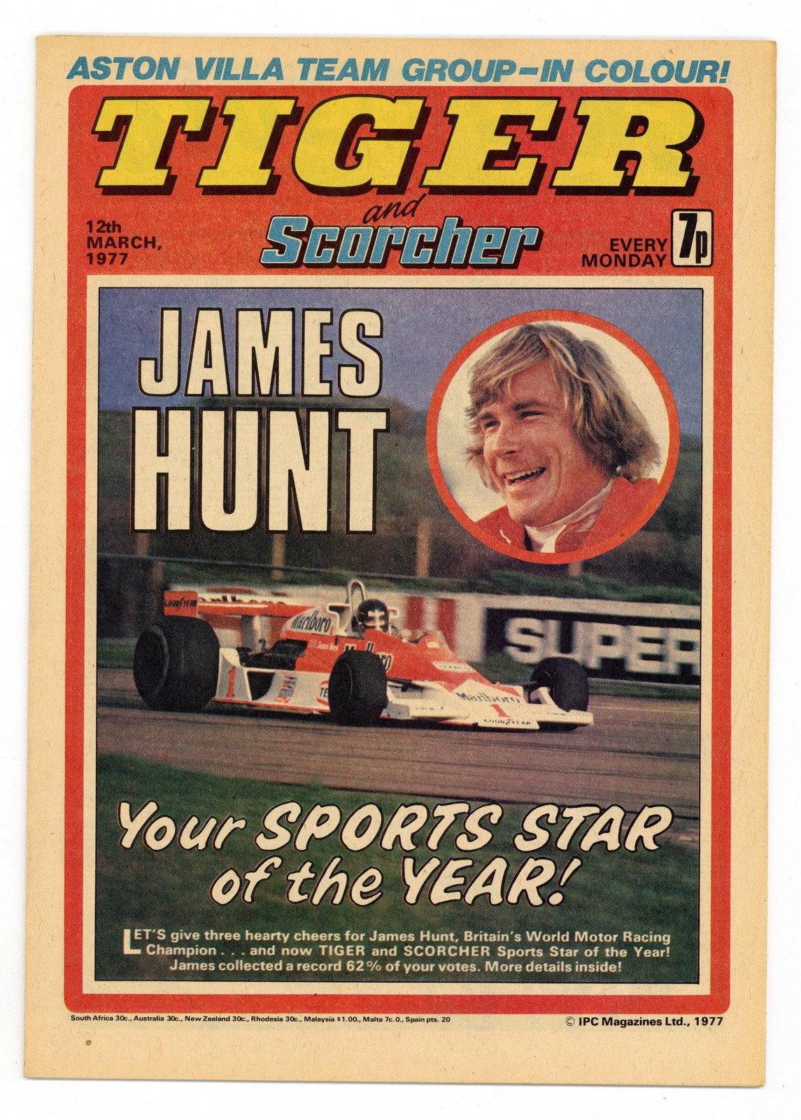 Tiger Mar 12 1977 VF 8.0