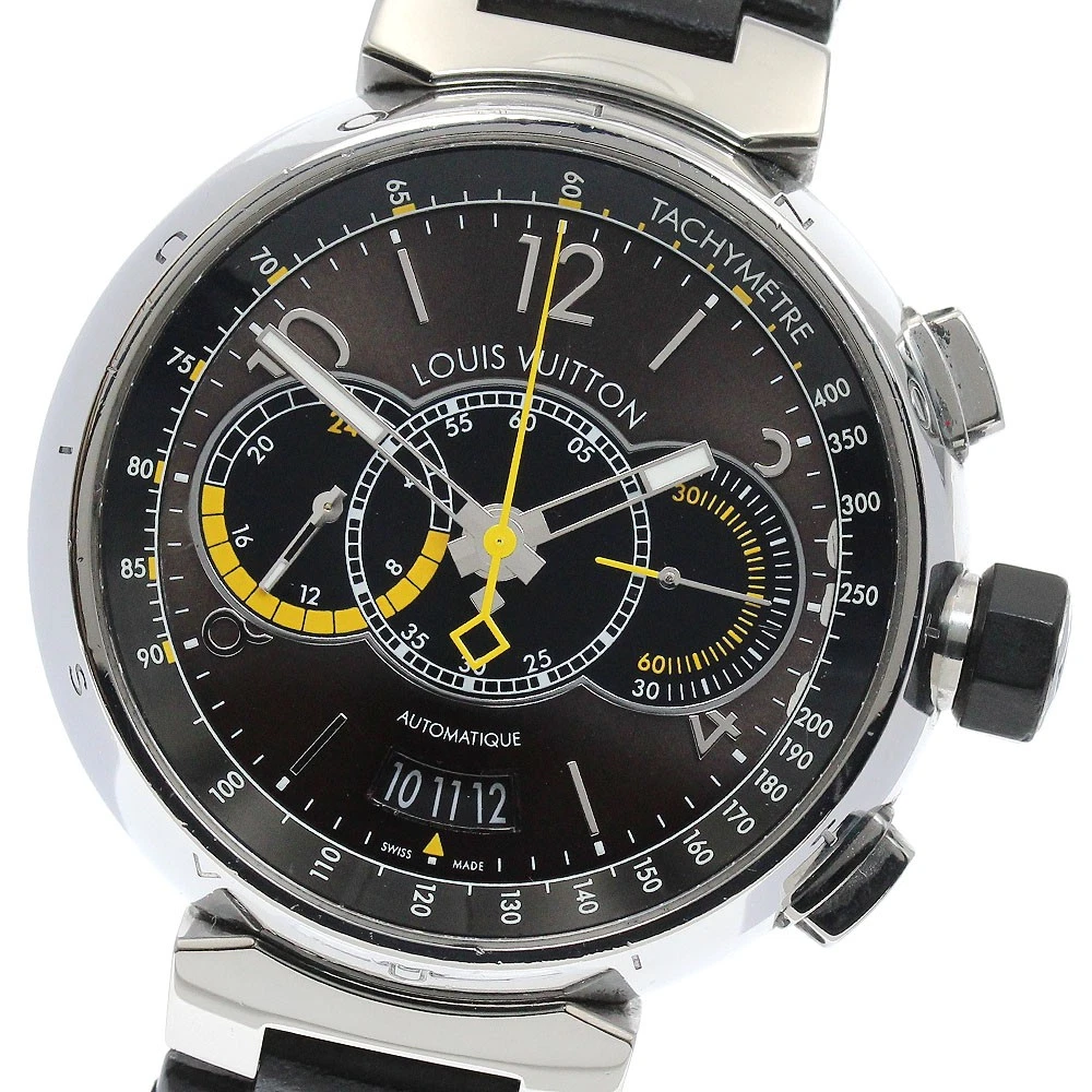 LOUIS VUITTON（LV） Orologio Uomo Automatico Louis Vuitton Tambour Q102L Cronografo Voyage_894606