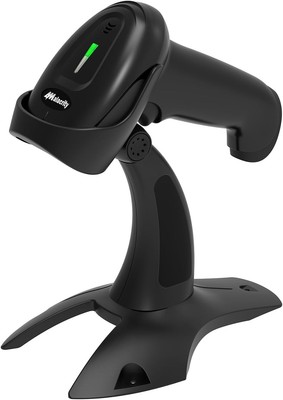 Alacrity 2D 1D Wireless Barcode Scanner with Stand,