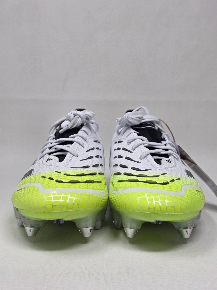 Adidas Predator Elite SG Cleats White/Black/Lemon JI1067  display picture 3