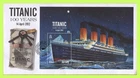 Jersey 2012 Titanic, 100 Years mini sheet on First Day Cover