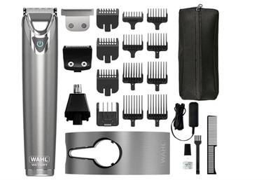 WAHL Washable Stainless Steel Multigroomer, Bart- und Stoppeltrimmer für Männer