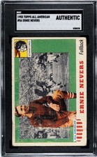 1955 Topps All-American Ernie Nevers #56 SGC A Stanford Indians DA837