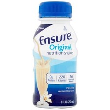 6 pack Ensure Liq Van Bottle 8oz Ensure Balanced 12/26 Nutrition Shake Vanilla