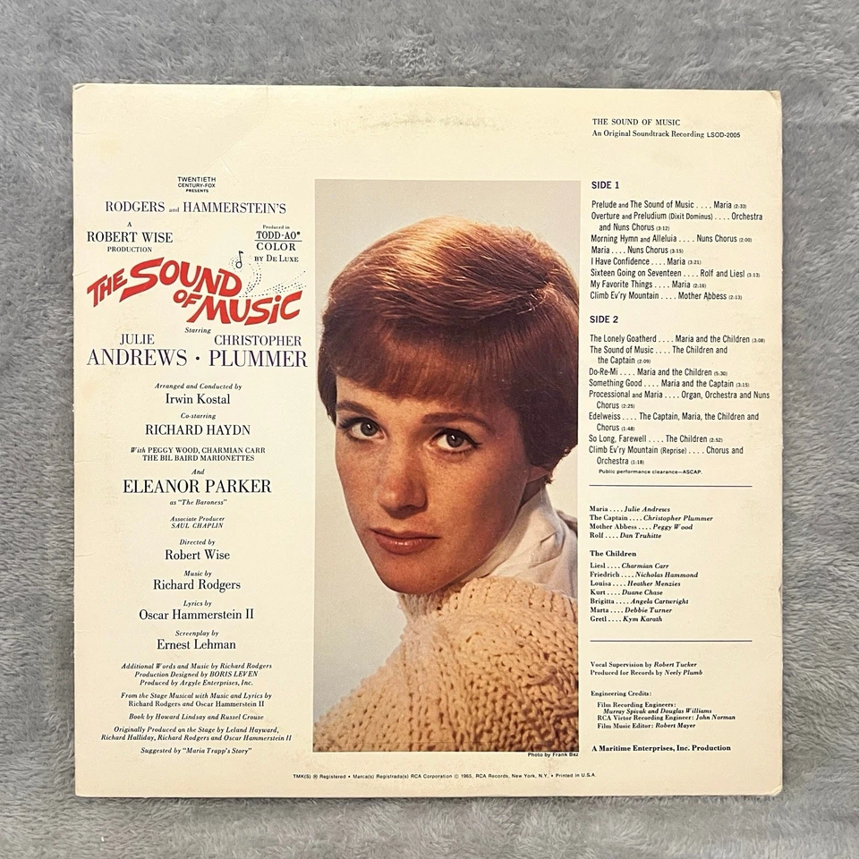 The Sound of Music (1965) An Original Soundtrack Recording (used) - Image 3 of 4
