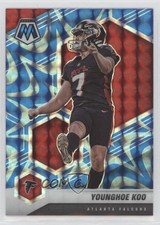 2021 Panini Mosaic Reactive Blue Mosaic Prizm Younghoe Koo #18 11th