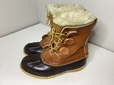 Herman Survivors Mens 7 Leather Duck Boots Felt Insulation Steel Shank USA Made