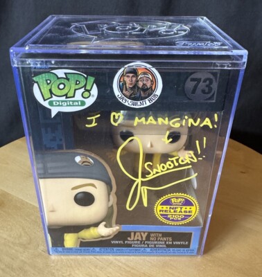 Jay With No Pants FUNKO Pop Digital #73  JASON MEWES  Signed COA JSA   2100 PCS