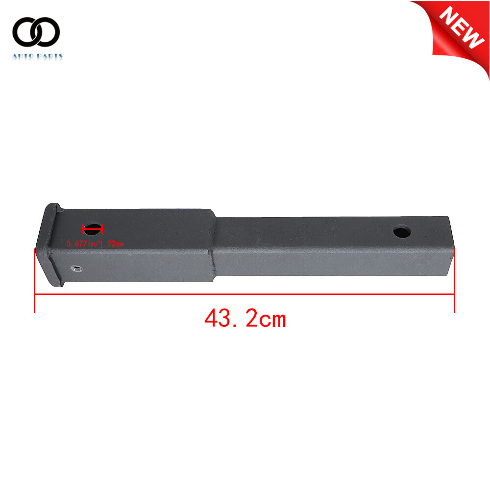 Dual Hitch Receiver 2 Inch Trailer 2In 2''Receiver Extender 5/8 In Pin Hole 4000Lbs Towing Hitch Extension - Foto 4