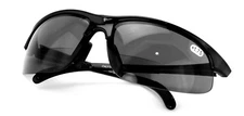 Men Black Sport Bifocal Sunglasses - Outdoor Reading Activity Wrap Around Reader