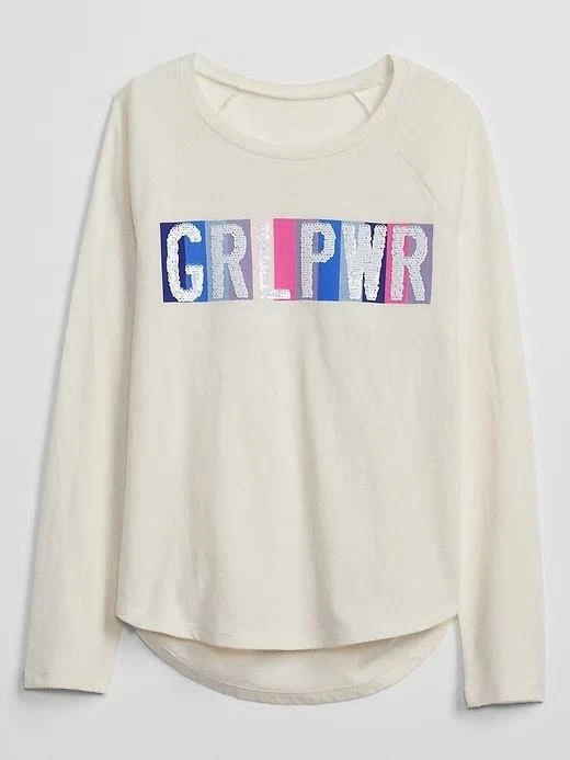 flippy sequin shirt girl