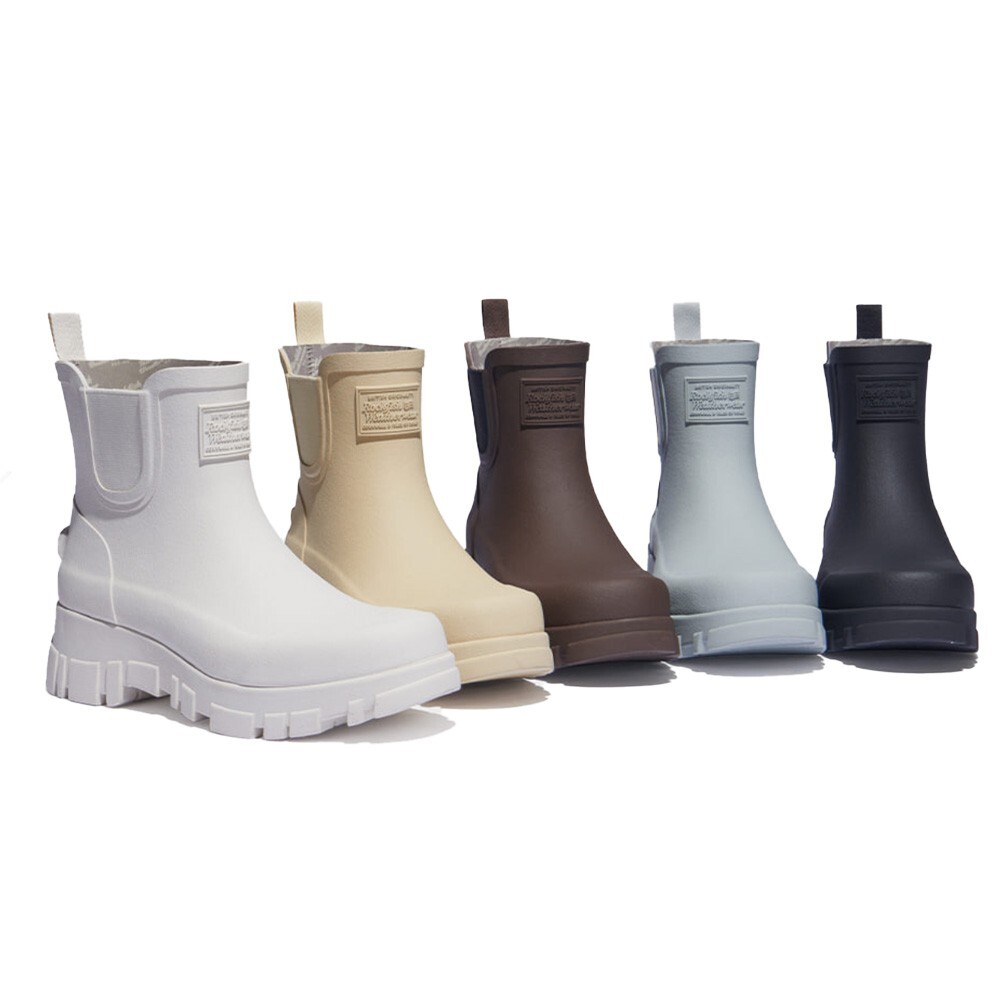 Rockfish Weatherwear] FLATFORM CHELSEA RAIN BOOTS - 5color - Korea