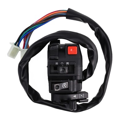 Efficient Motorcycle Handlebar Switch for Multiple Functions ABS Material