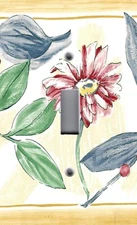 Light Switch Plate Cover with image of CROSCILL GAZEBO BOTANICA