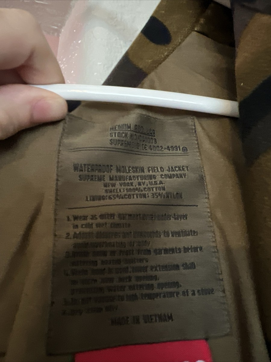 Supreme Waterproof Moleskin Field Jacket | eBay