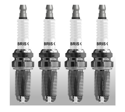 4x BRISK Zündkerzen EOR15LGS Premium Tuning Gleitfunkenzündkerzen