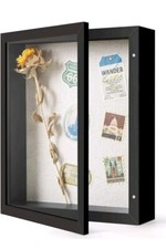 8x10 Shadow Box Frame w/ Linen Back-Sturdy Memory Display Case Flowers Pictures