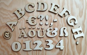 Buchstaben Zahlen Zeichen Aus Holz 5 Cm A U O Basteln Beschriften Diy Ebay