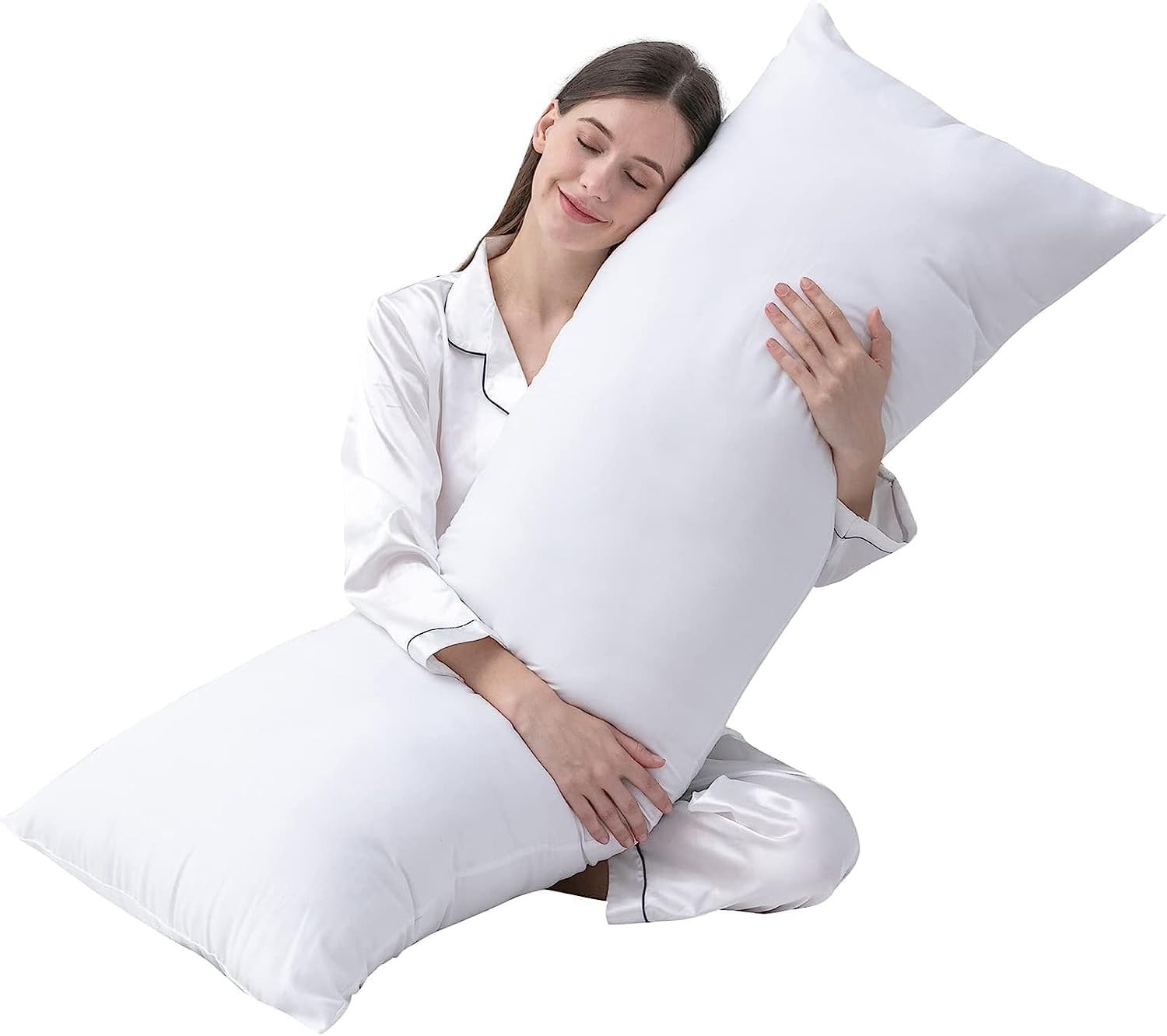 For Adults Long Pillows For Sleeping 20x54 Firm Full Body Pi