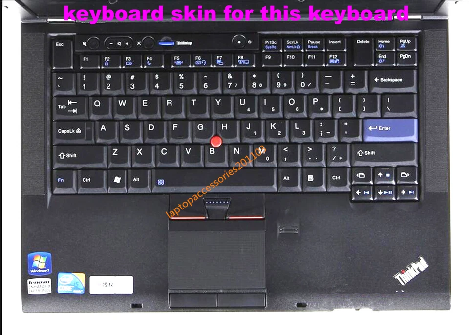 Keyboard Skin Cover for IBM Lenovo ThinkPad T410 T420 T510i T520 X220 W510 W520 - Image 3 of 4